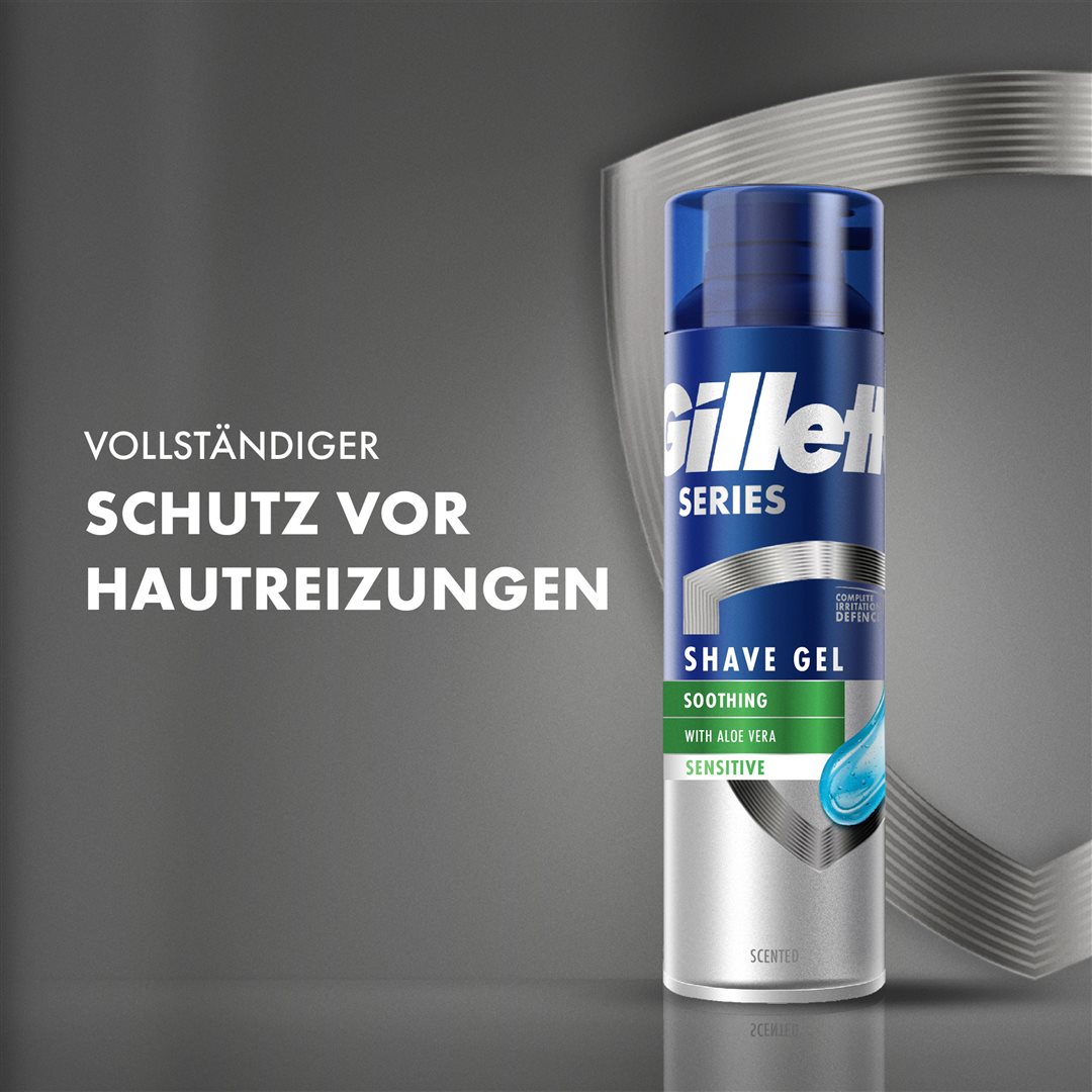 GILLETTE Series Sensitive Rasiergel 200 ml