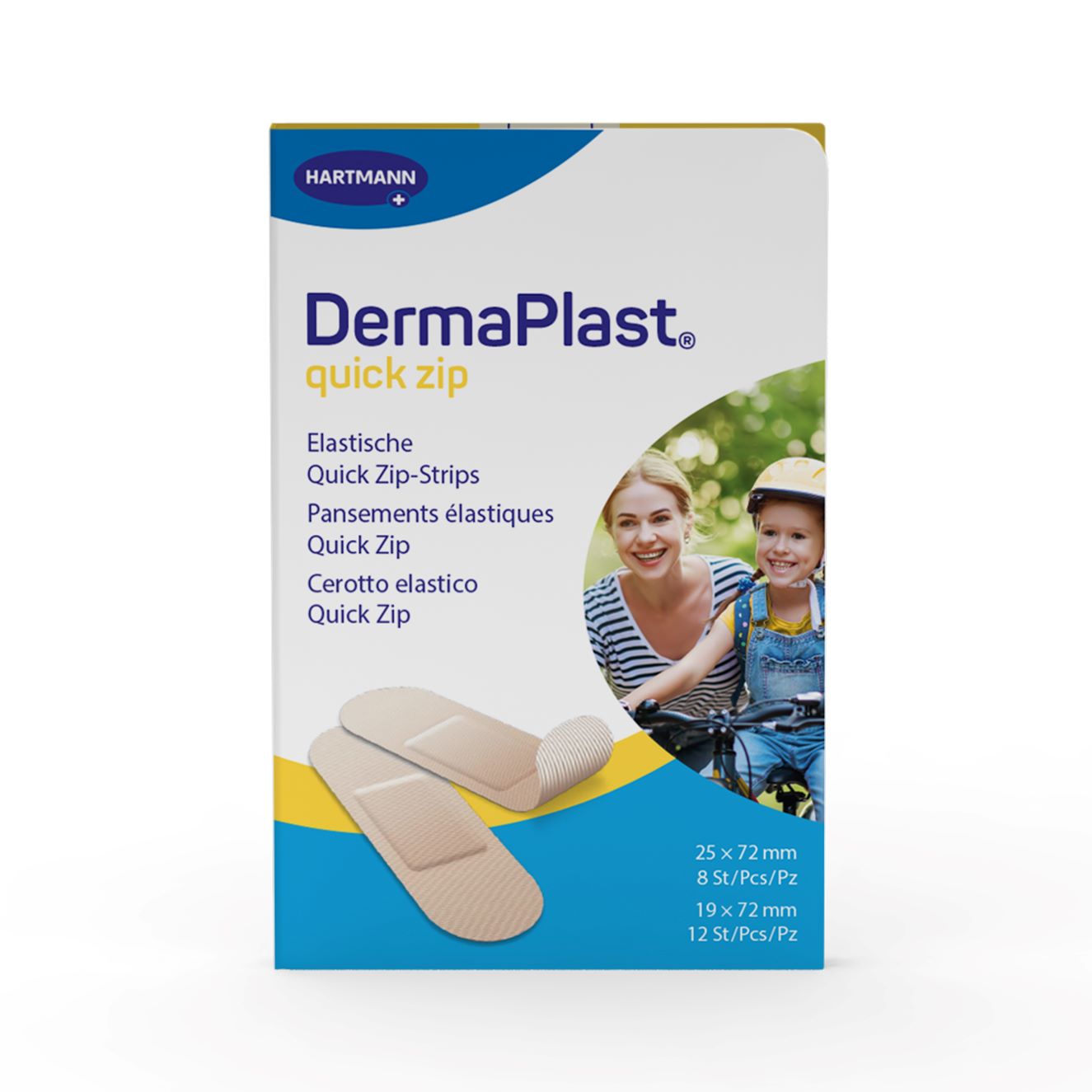 DERMAPLAST Quick Zip Pflaster 2 Grössen 20 Stk