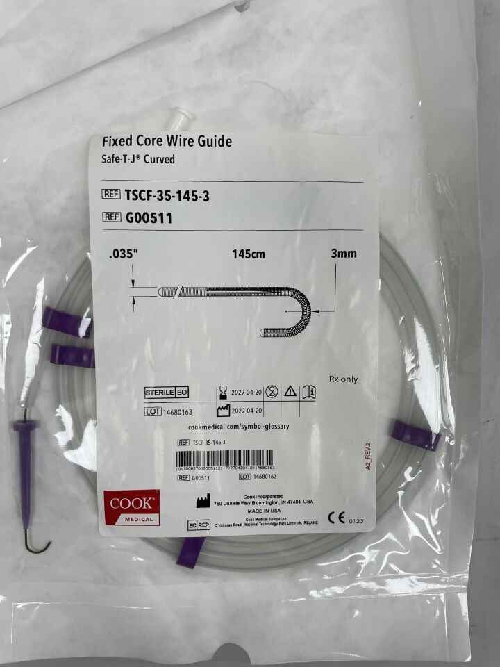 Safe-t-j Newton Fixed Core Wire Guide, 1 Each
