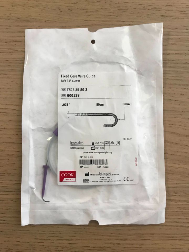 Safe-t-j Exchange Fixed Core Wire Guide, 1 Each