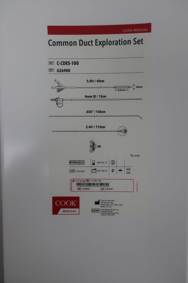 Nathanson Cystic/common Bile Duct Exploration Set, 1 Set