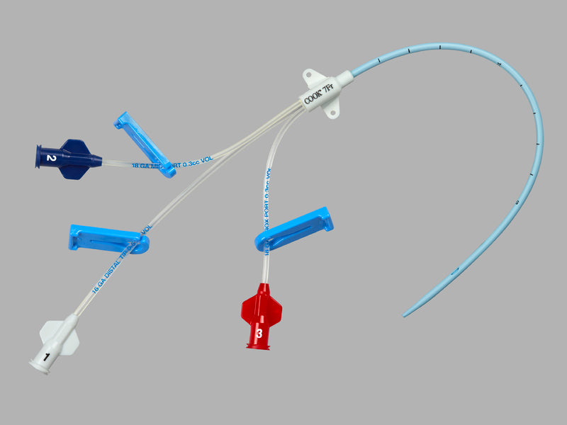 Micropuncture Triple Lumen Polyurethane Central Venous Catheter Set, 1 Set