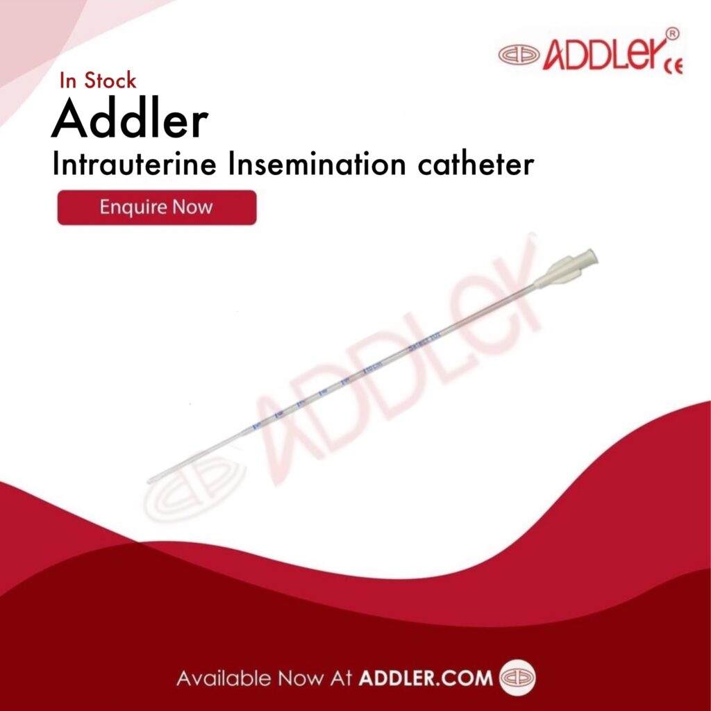 Shepard Curved Modified Intrauterine Insemination Catheter Set, 1 Set