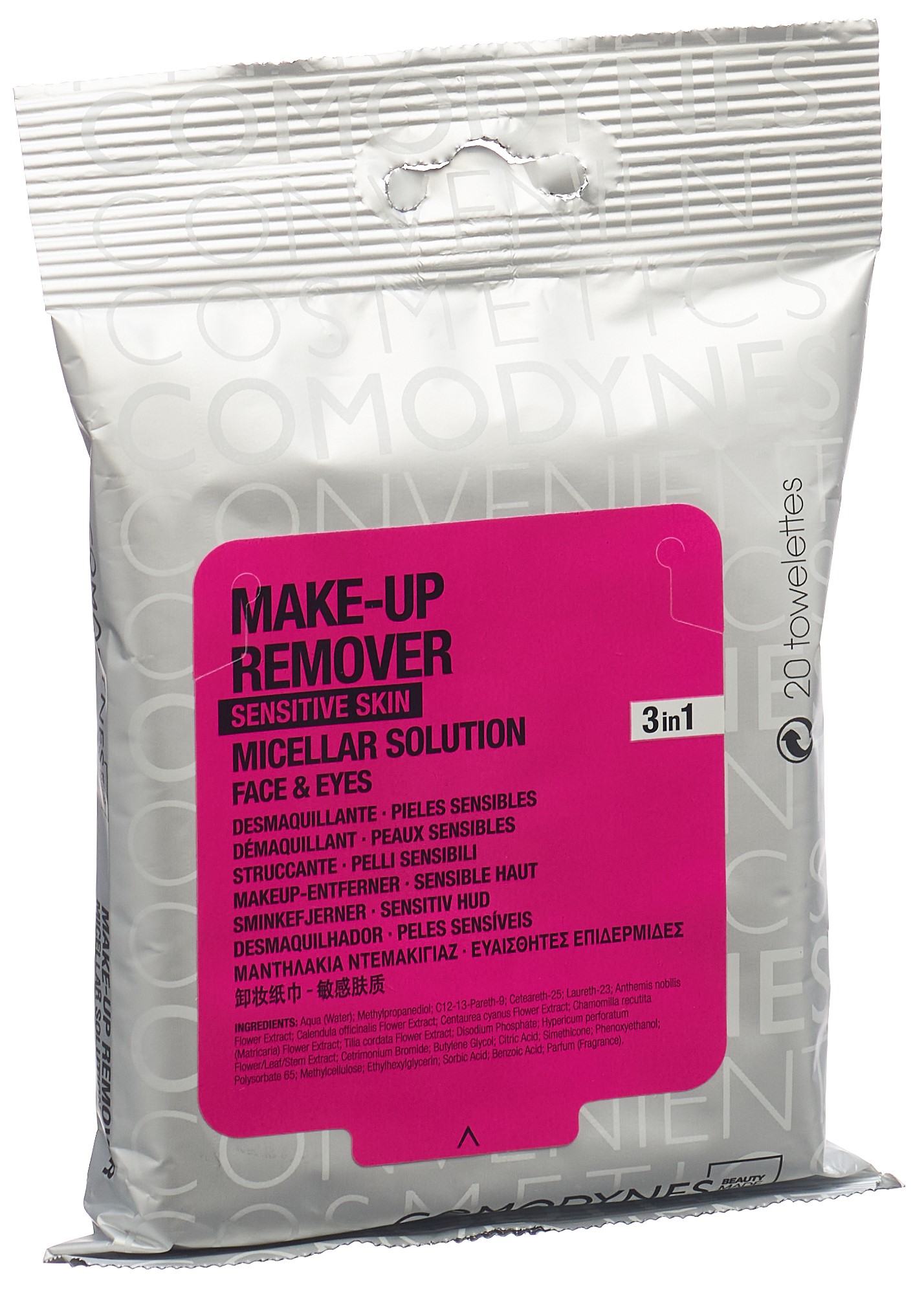 COMODYNES Micellar Clean Abschminktüch 20 Stk