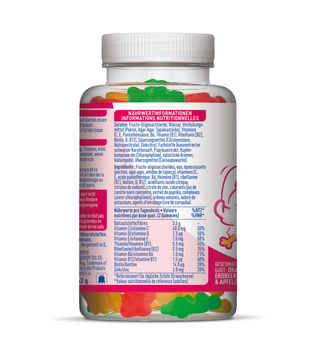 BEBACARE Kids Gummies Multi-Vitamin Ds 60 Stk