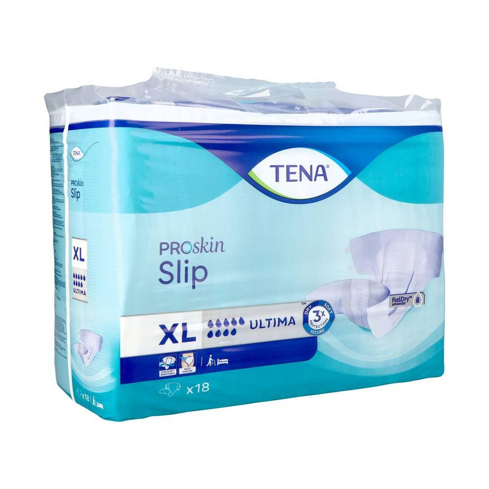 Einlage mit Klebelasche TENA Slip Ultima grau (XL)