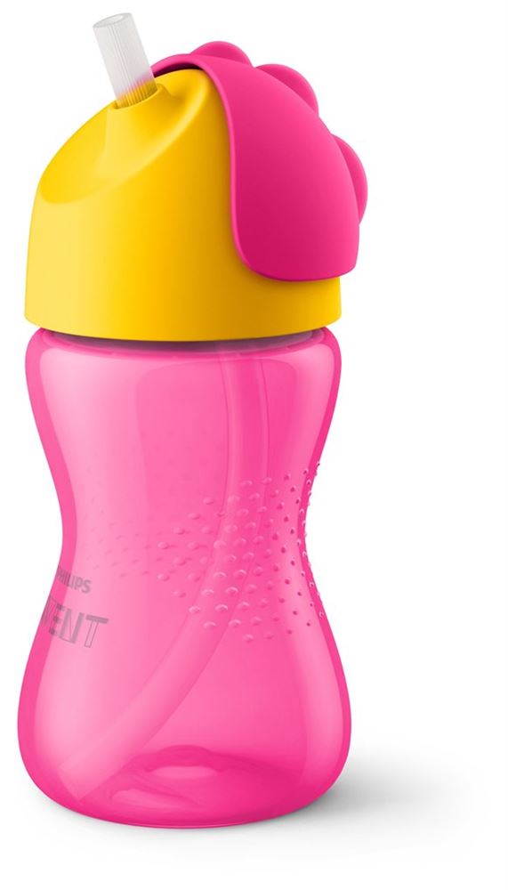 PHILIPS AVENT Strohhalm-Becher 300ml Girl rosa