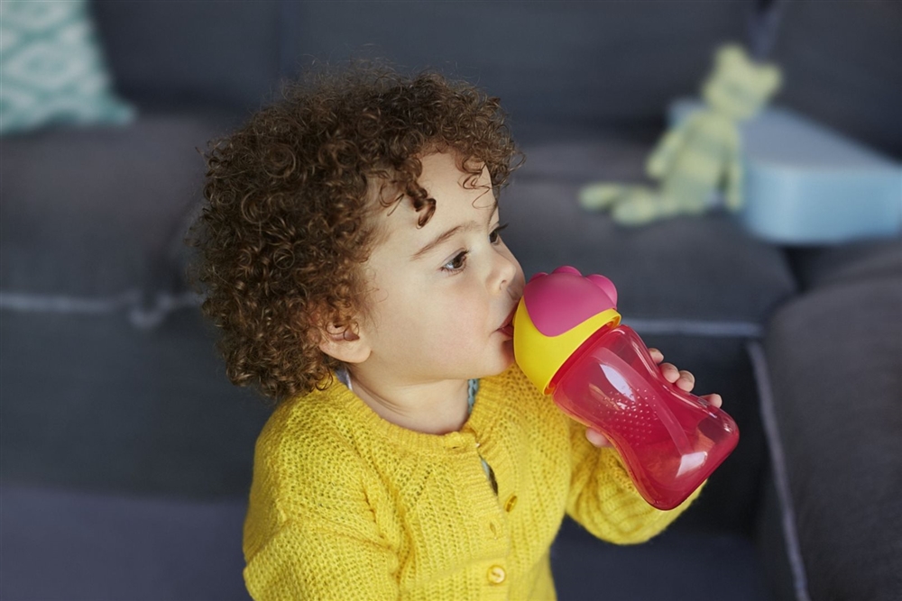 PHILIPS AVENT Strohhalm-Becher 300ml Girl rosa