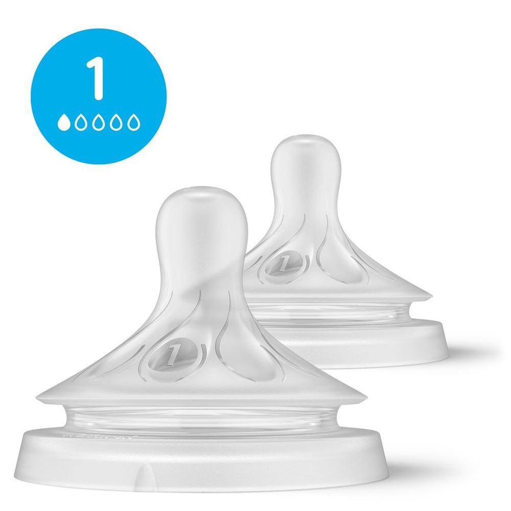 PHILIPS AVENT Natural Response Saug Gr1 0M+ 2 Stk