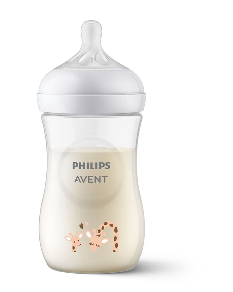 PHILIPS AVENT Natural Resp Babyfl 260ml 1M+ Giraf