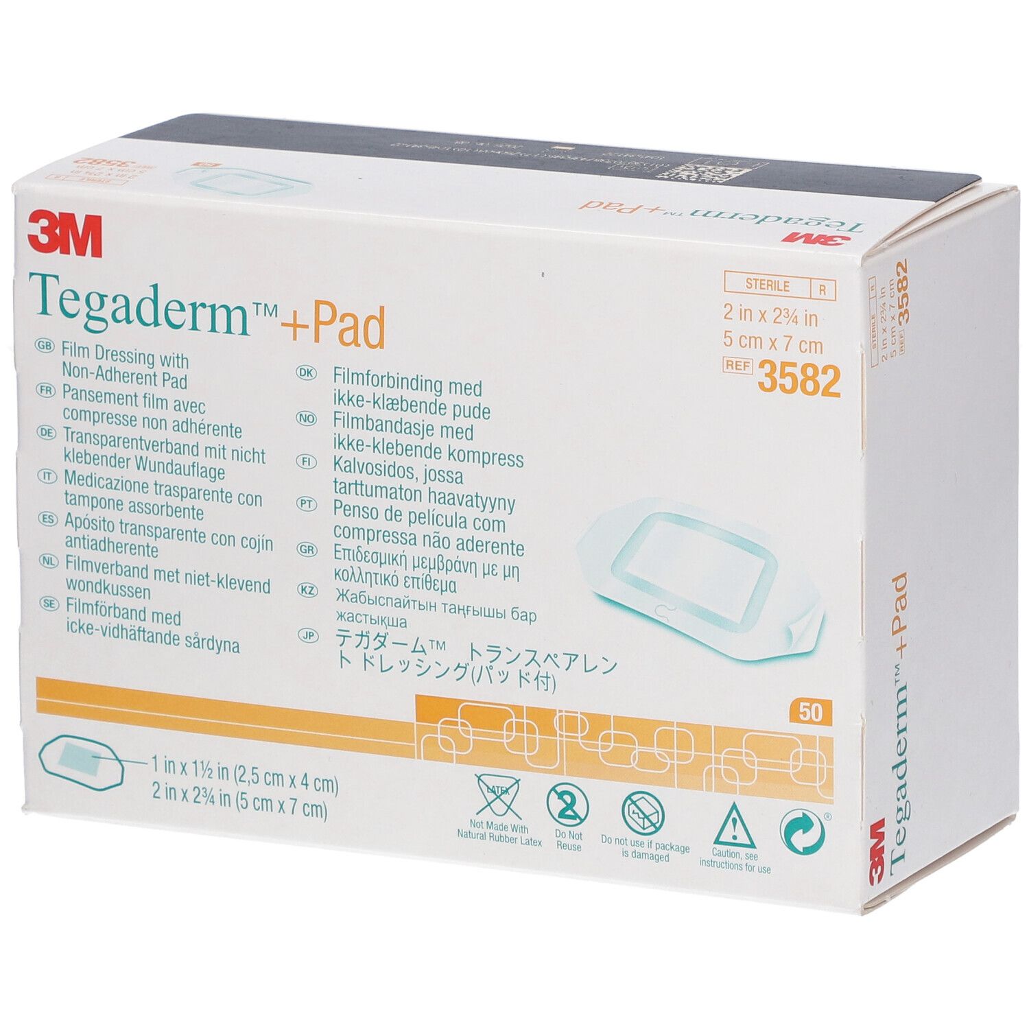 3M TEGADERM+PAD 5X7CM