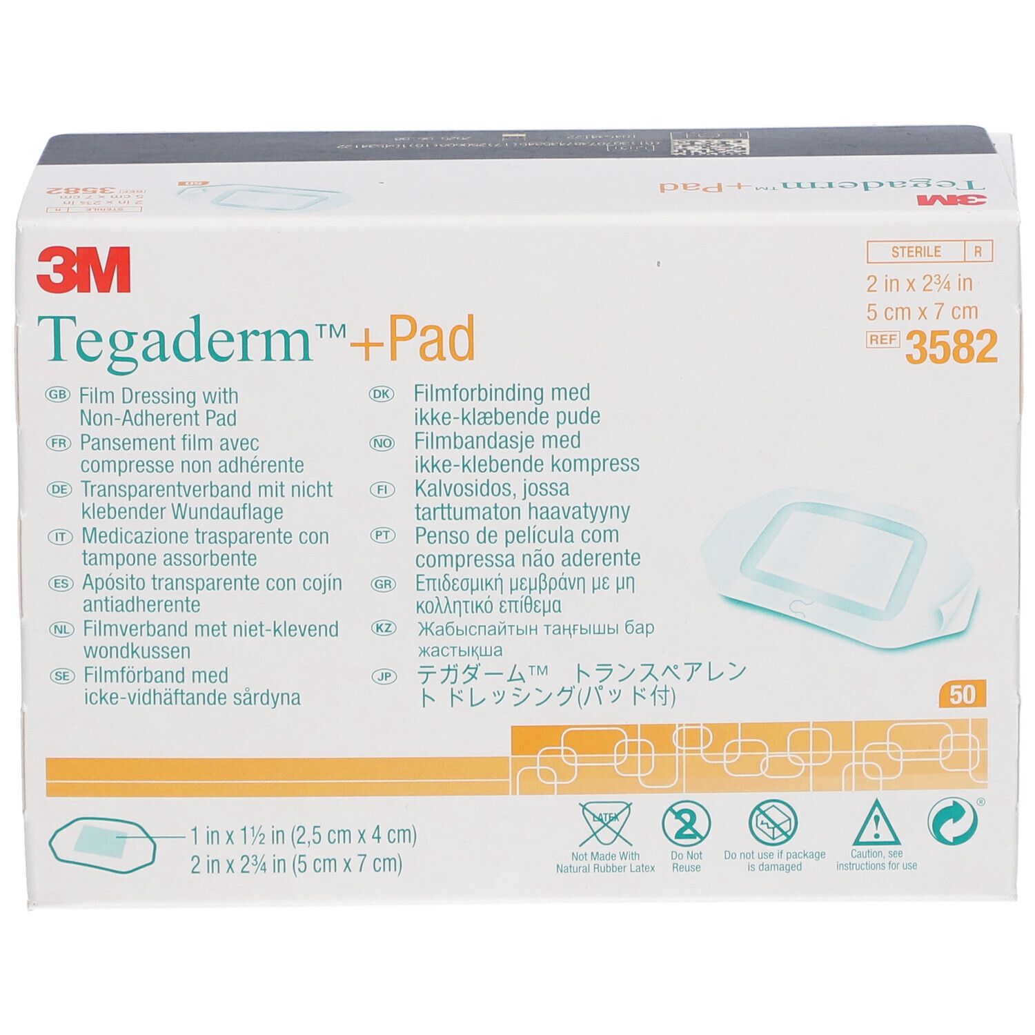 3M TEGADERM+PAD 5X7CM