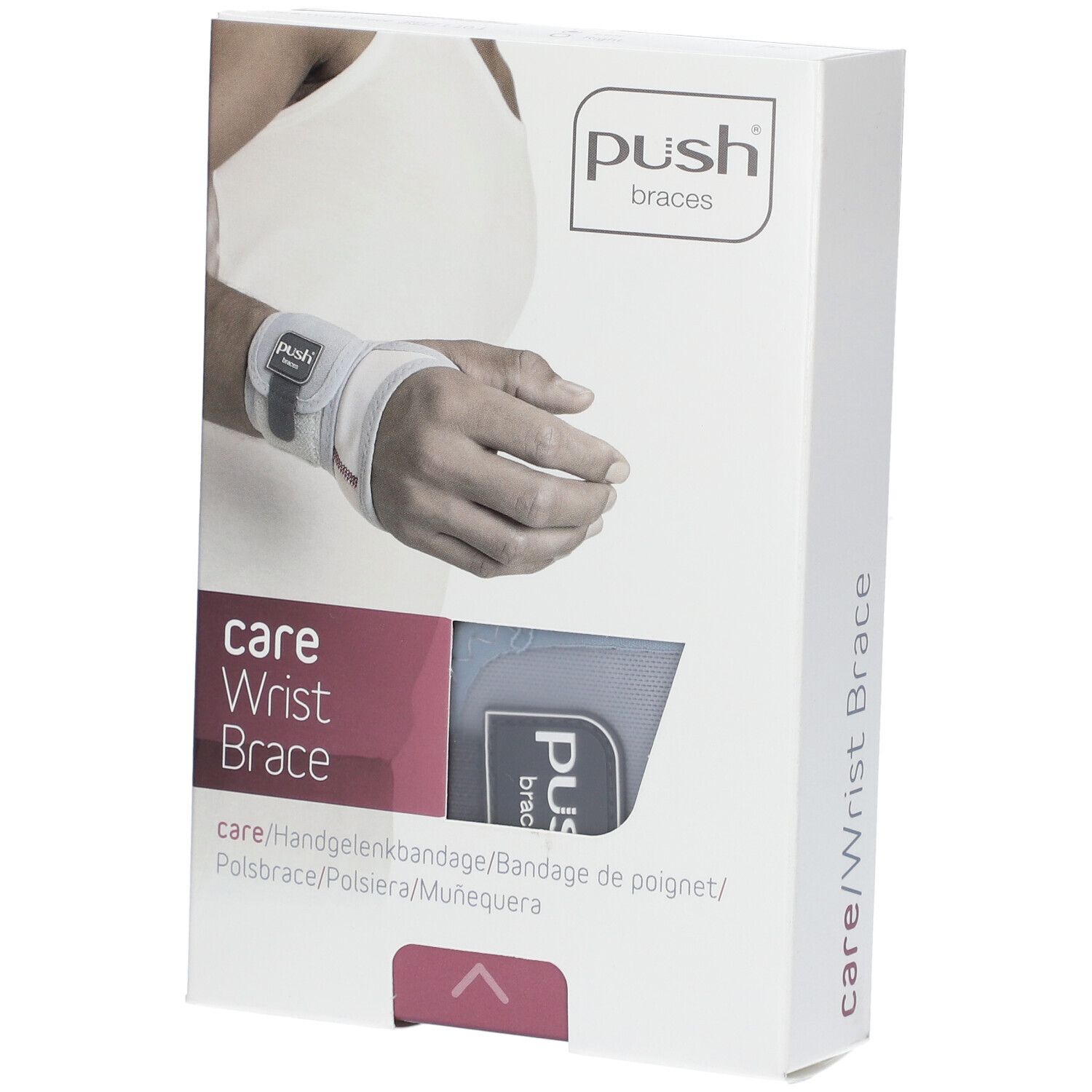 PUSH CARE Handgelenkband Gr1 13-15cm links hellgr