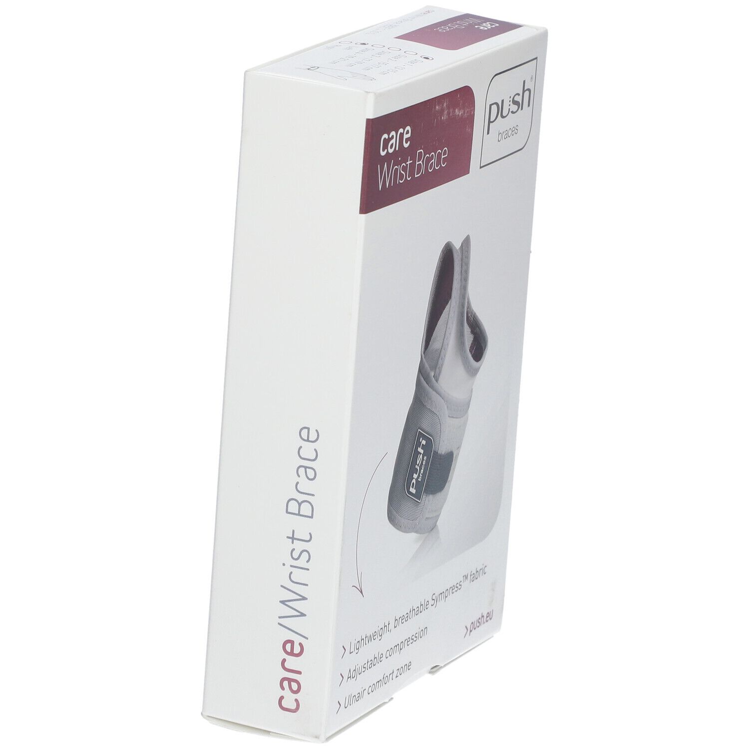 PUSH CARE Handgelenkband Gr1 13-15cm links hellgr