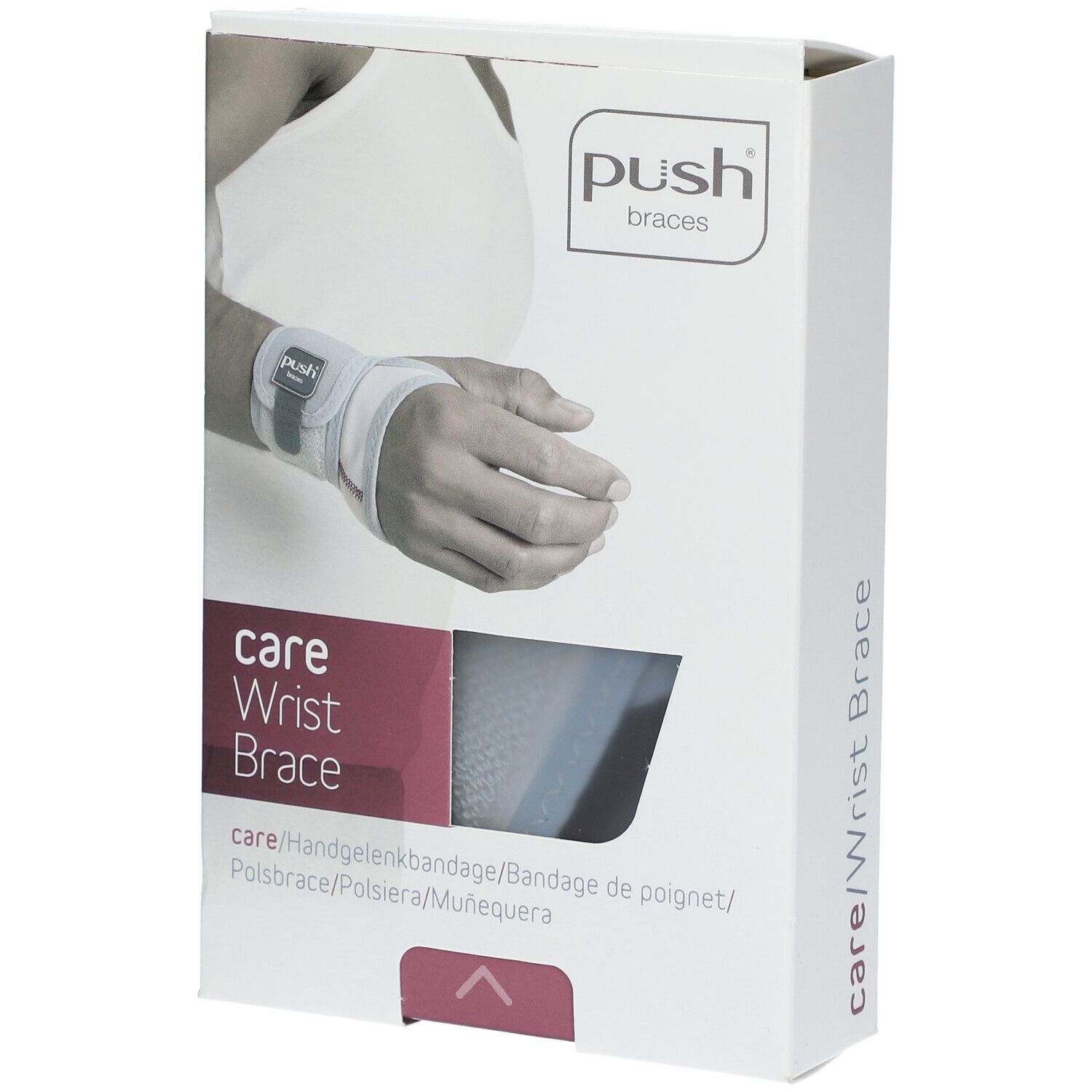 PUSH CARE Handgelenkband Gr1 13-15cm rechts hellgr