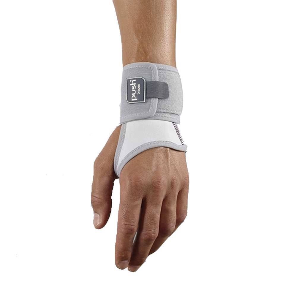 PUSH CARE Handgelenkband Gr4 19-21cm rechts hellgr