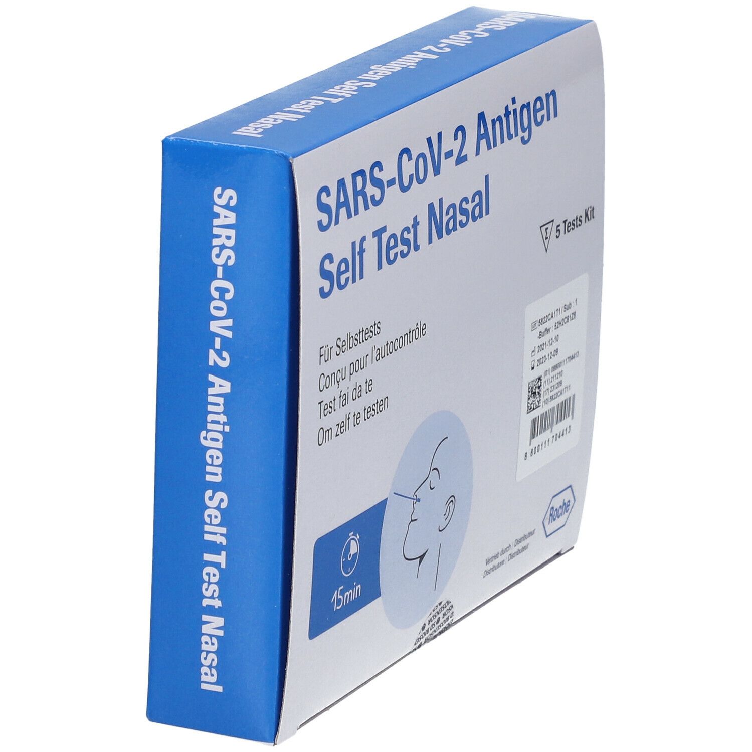 SARS-CoV-2 AG PST Nasal 5 T. de/fr/it/nl