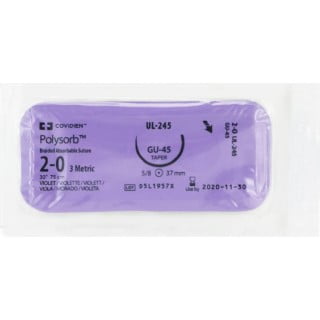 UL-245 POLYSORB 2-0 VIO 75CM GU45 X36