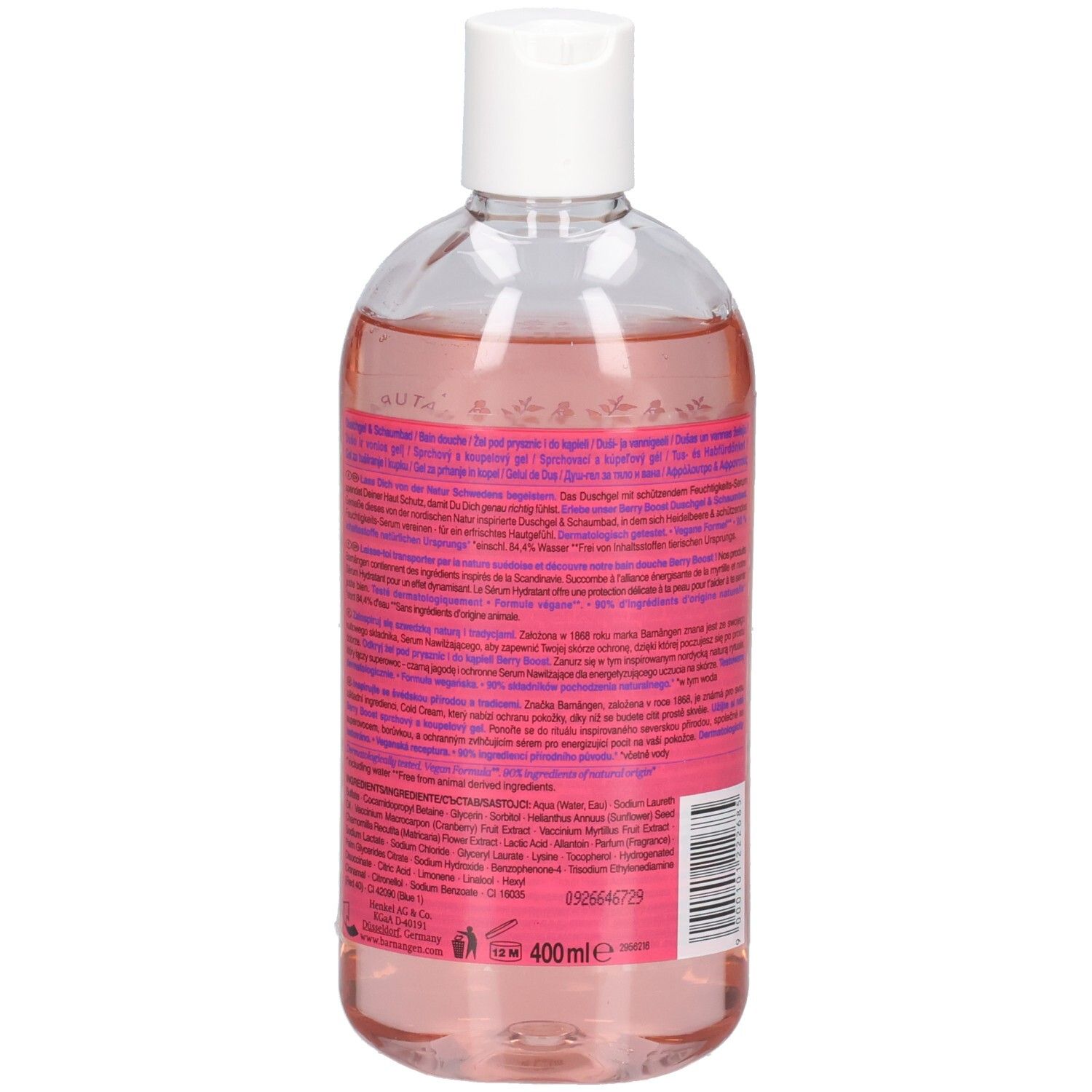 BARNÄNGEN Shower Gel&Bath Berry Boost Fl 400 ml