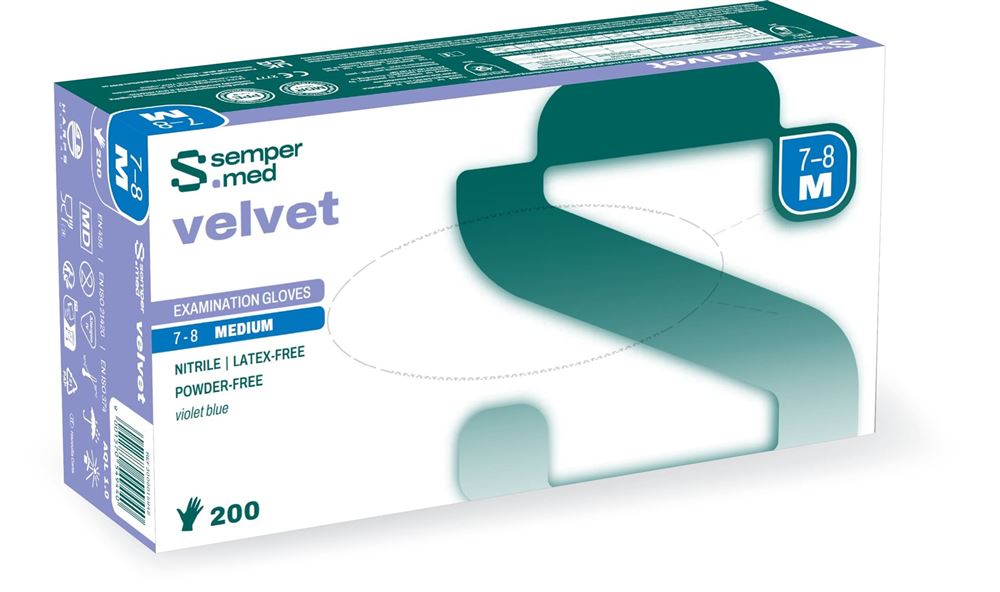 SEMPERMED Velvet M 200 Stk
