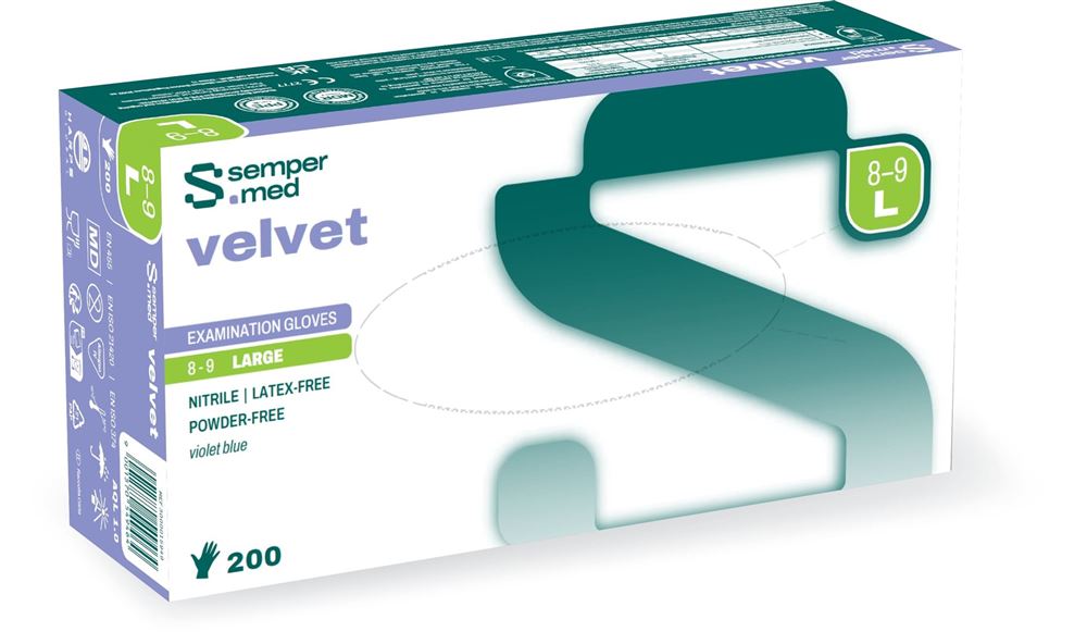 SEMPERMED Velvet L 200 Stk