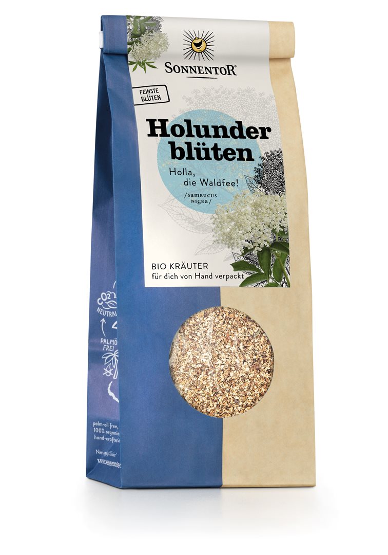 SONNENTOR Holunderblüten Tee offen BIO 80 g