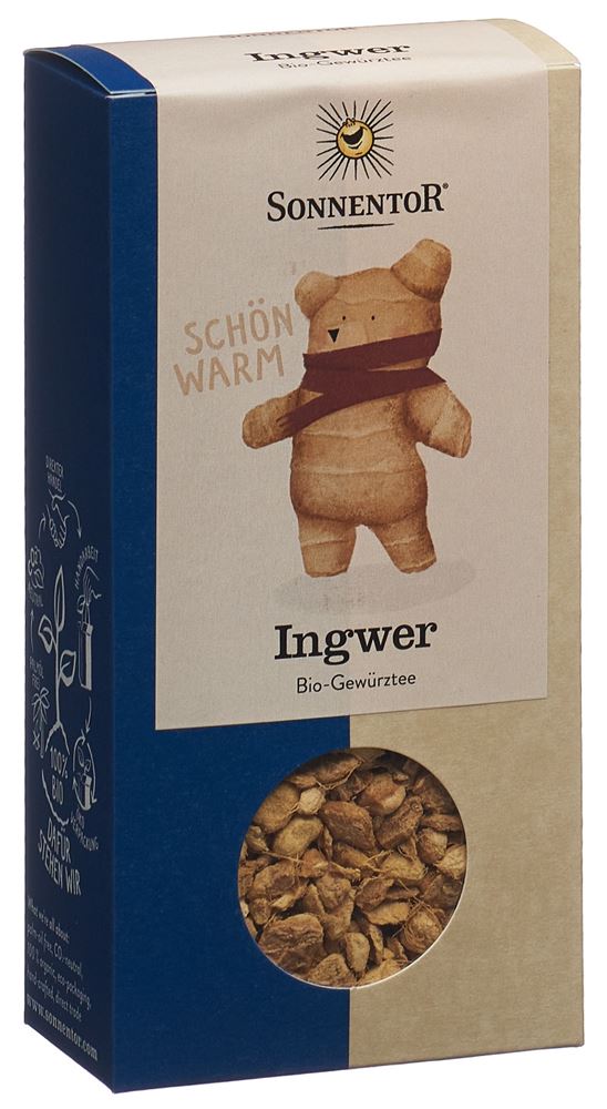 SONNENTOR Ingwer Gewürztee pur BIO 90 g