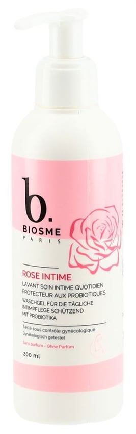 BIOSME soin intime lavant rose probiotiques 200 ml
