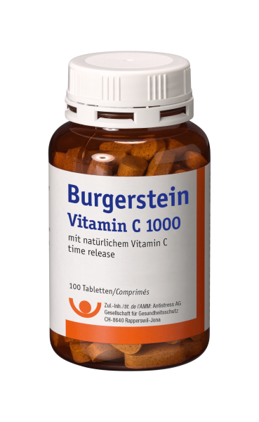 BURGERSTEIN Vitamin C Tabl 1000 mg 100 Stk
