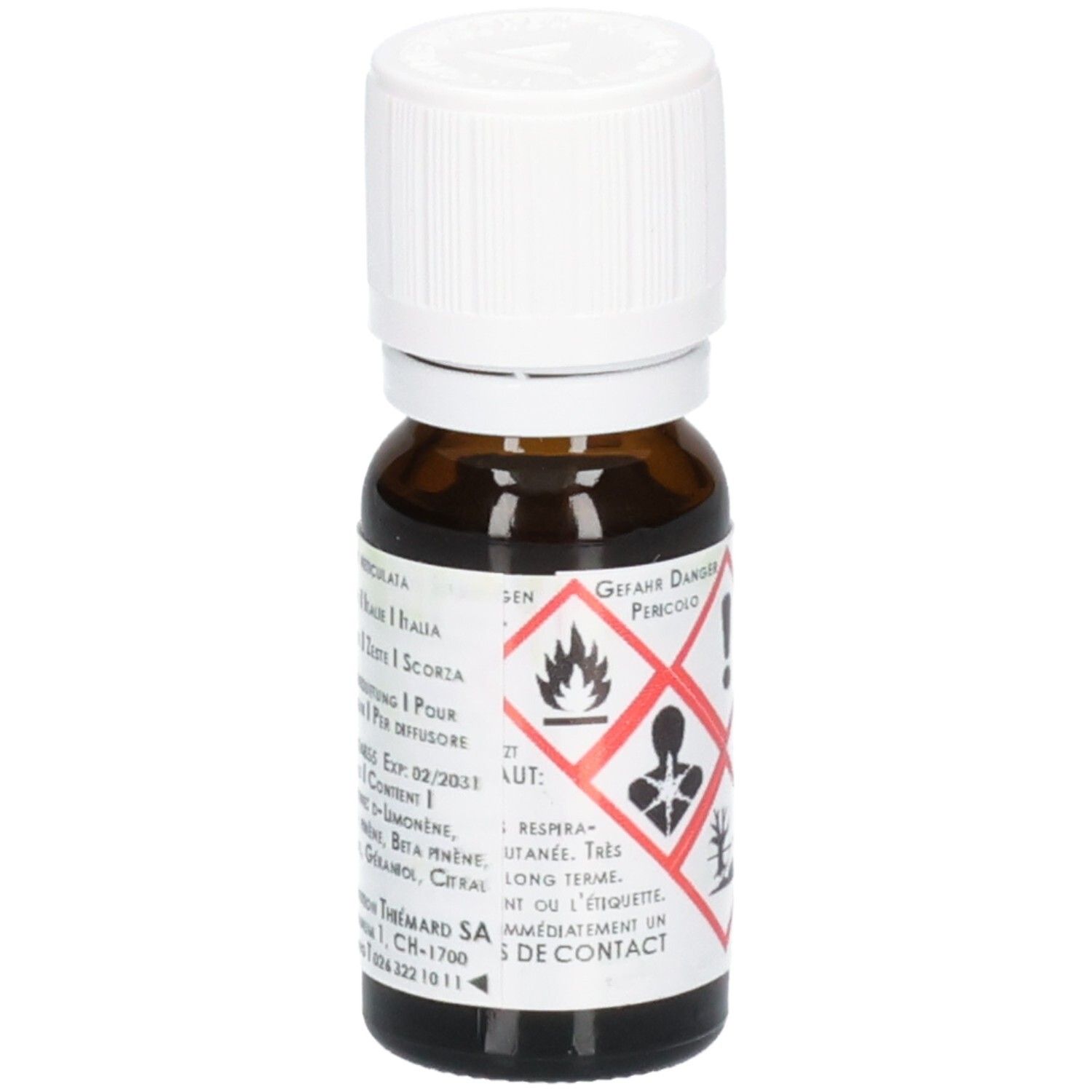 HE Mandarine rouge zeste Italie bio 10 ml
