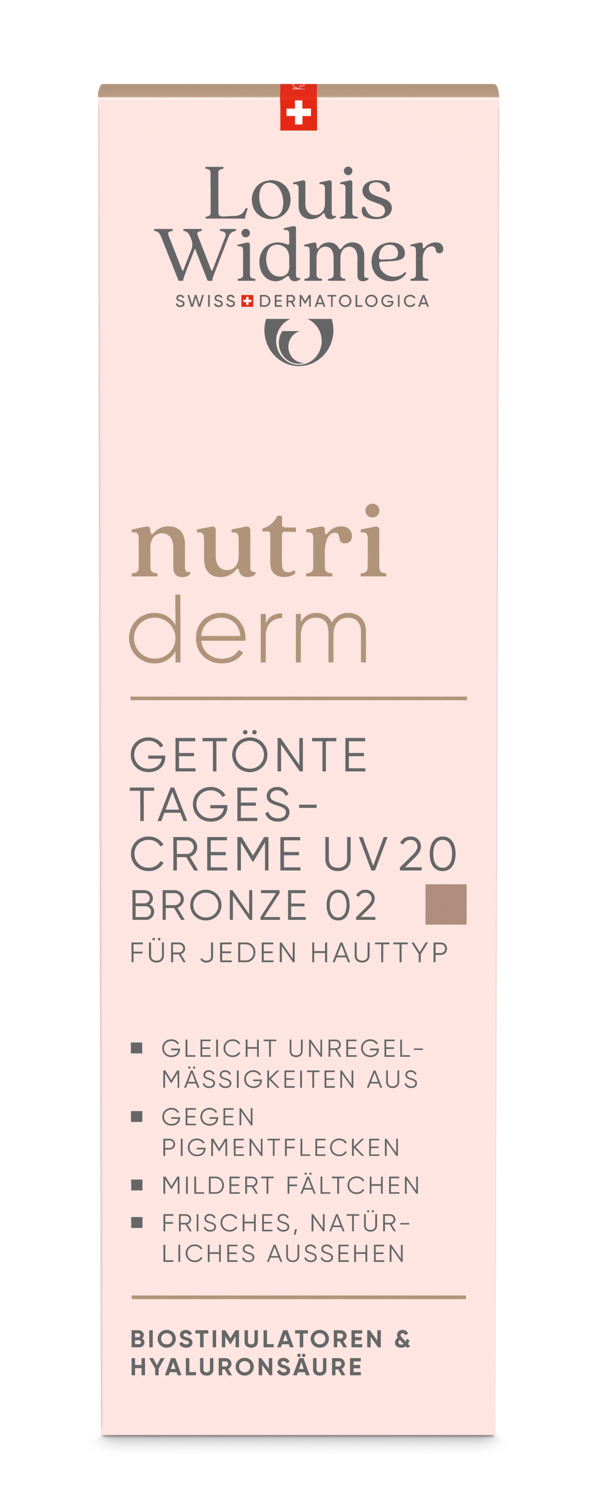 WIDMER nutriderm Crème de Jour Teintée UV 20 Bronze 02 parfum