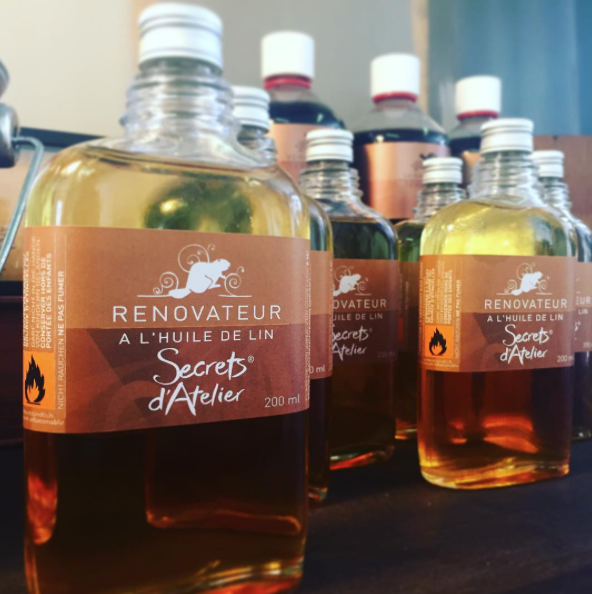 Secrets d'Atelier rénovateur bois à l'huile de lin 200 ml