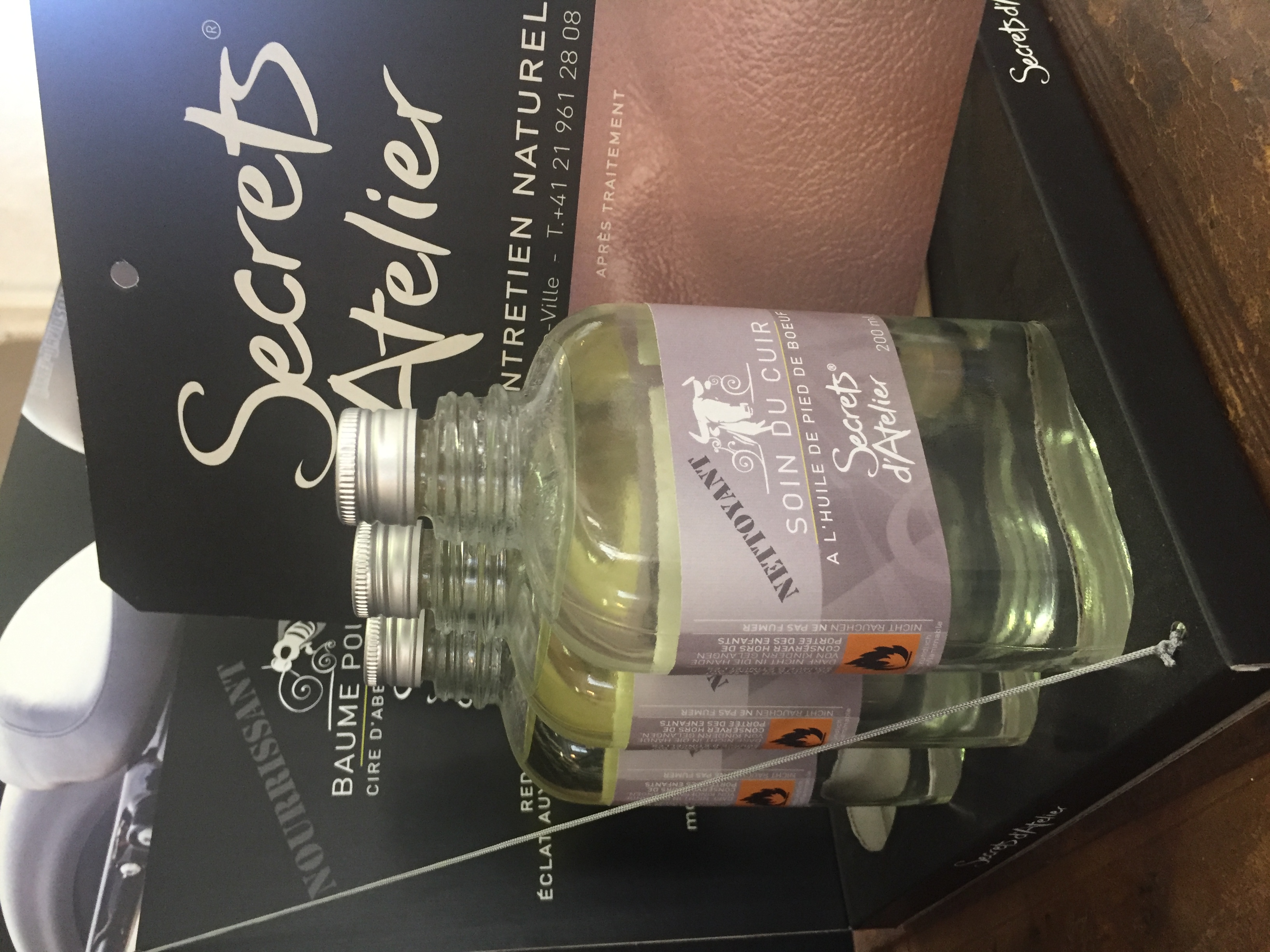 Secrets d'Atelier soin du cuir 200 ml