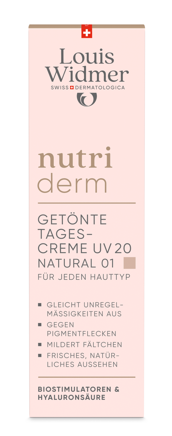 WIDMER nutriderm Crème de Jour Teintée UV 20 Naturel 01 parfum