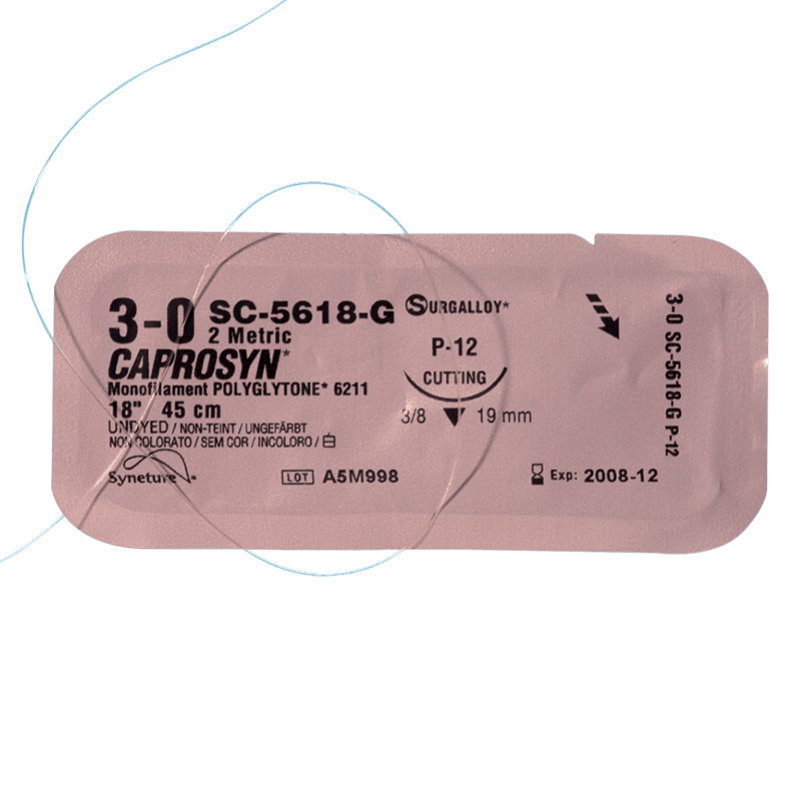SC-5635G CAPROSYN 6/0 UND 45CM P11 X12