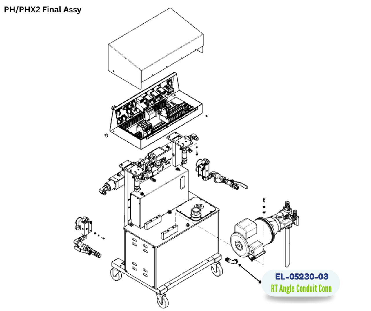 CONNECTOR B02236051S ILIAC ANGLE RT SHRT