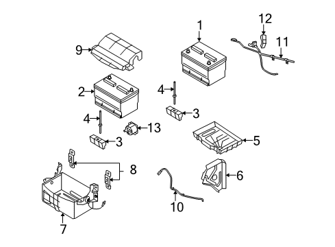 KIT SVC O2 BI71000163 TRAY ASY 4 BATTERY