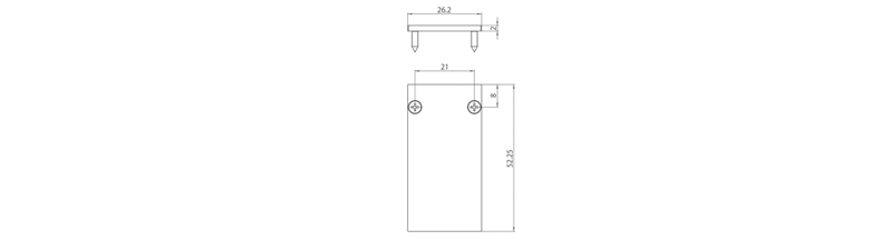ENDCAP 436120400 EXTENDED 20 X 40MM STER
