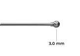 CURVEDBUR 11CMX1MM BALL DIAMND