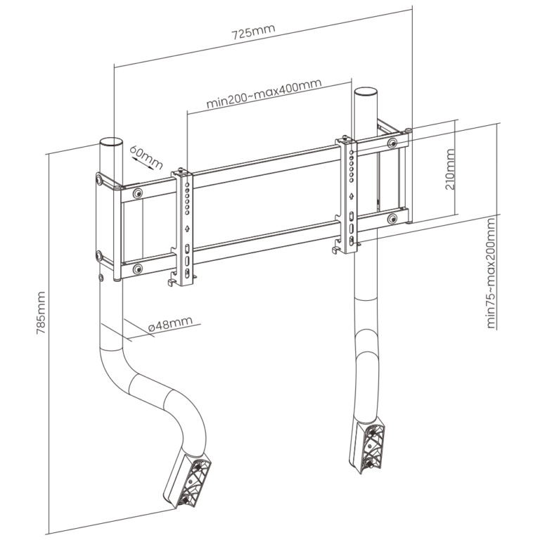 STAND 9736035 MONITOR S8 PS SVC