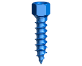 BONE SCREW 873-136 4.0 CAN CORT LAG L 36