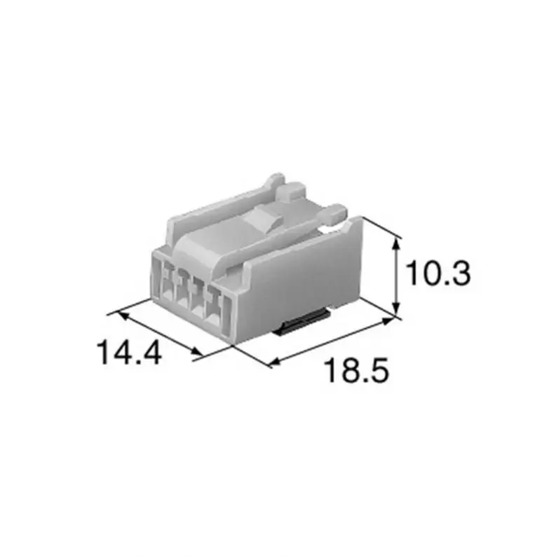 CONNECTOR 96505HT DOM DIA 6.35-6.35 TI