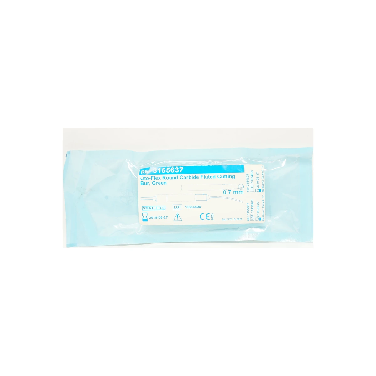 BUR 3155636 OTO-FLEX .6MM CARBIDE BLUE