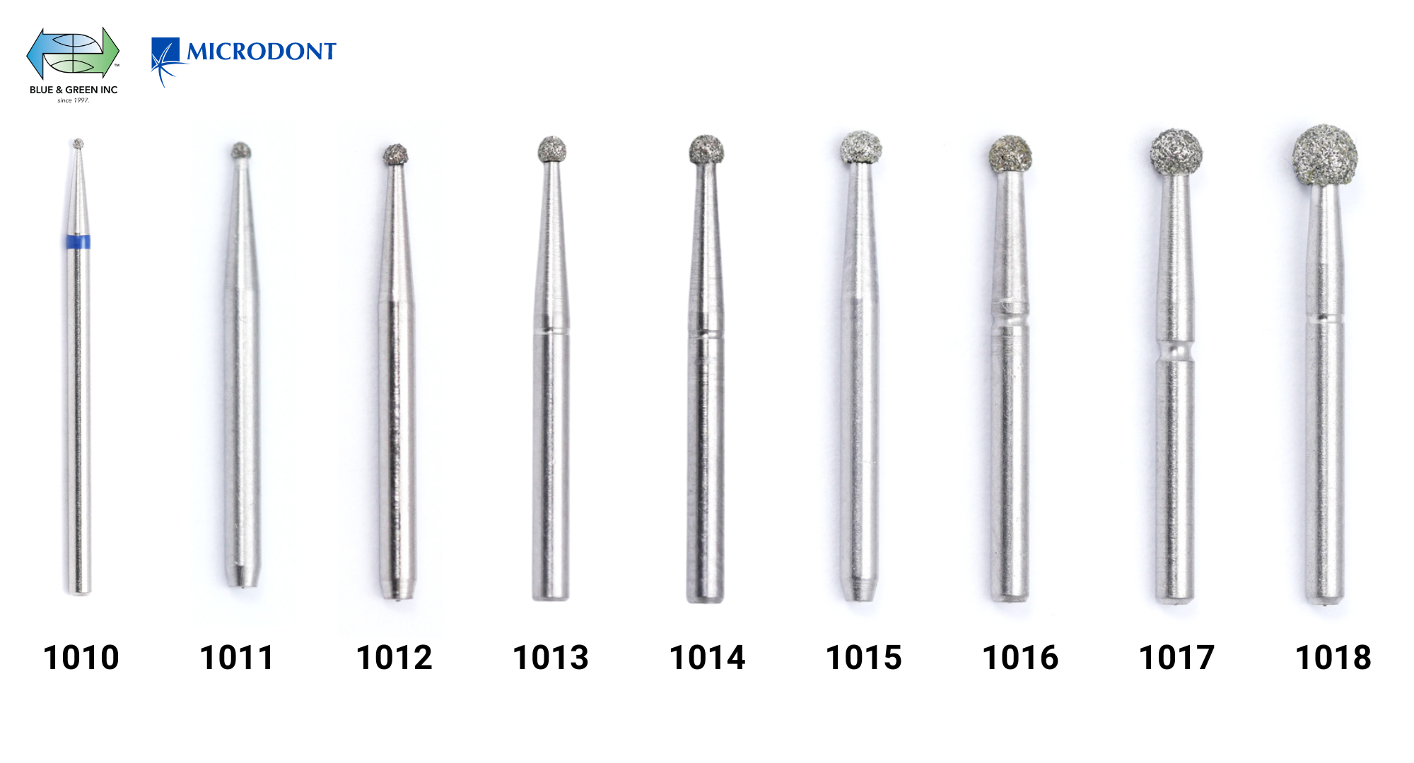 BUR 1885061HS 3PK ROUND DIAMOND 5MM 15DE