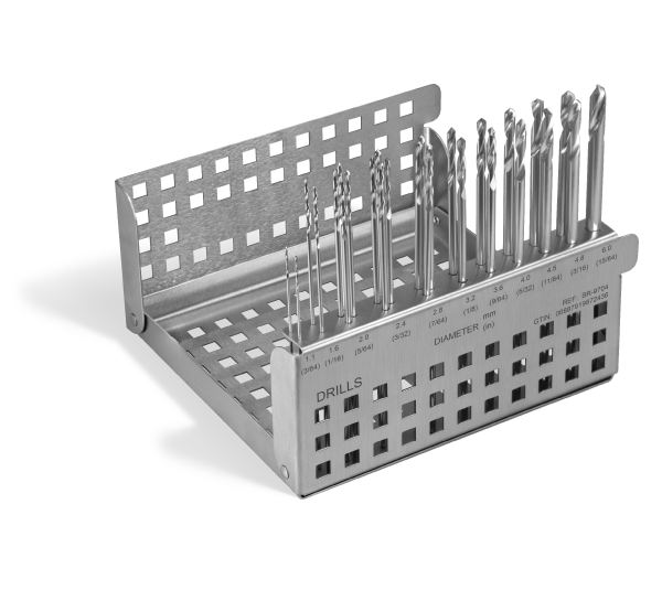 TRAY 3334895 VISAO DRILL STERILIZATION