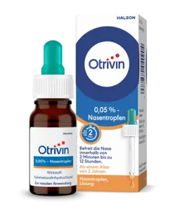 Otrivin Schnupfen Classic 0.05 %, Nasentropfen, Lösung