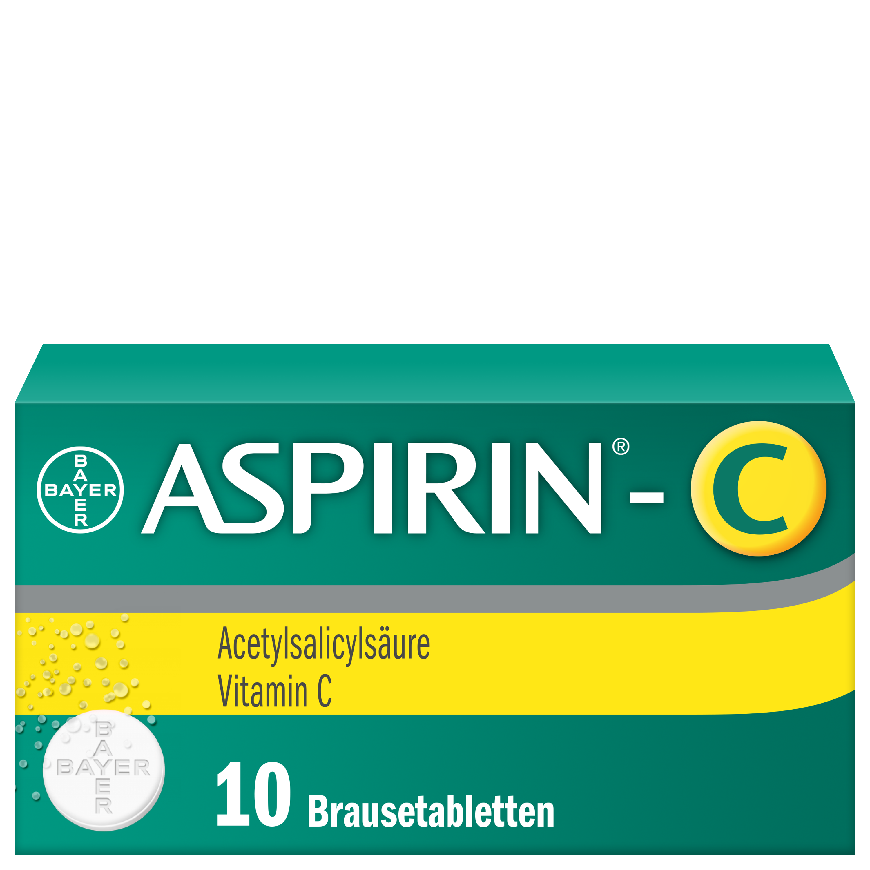 ASPIRINE C cpr eff sach 10 pce