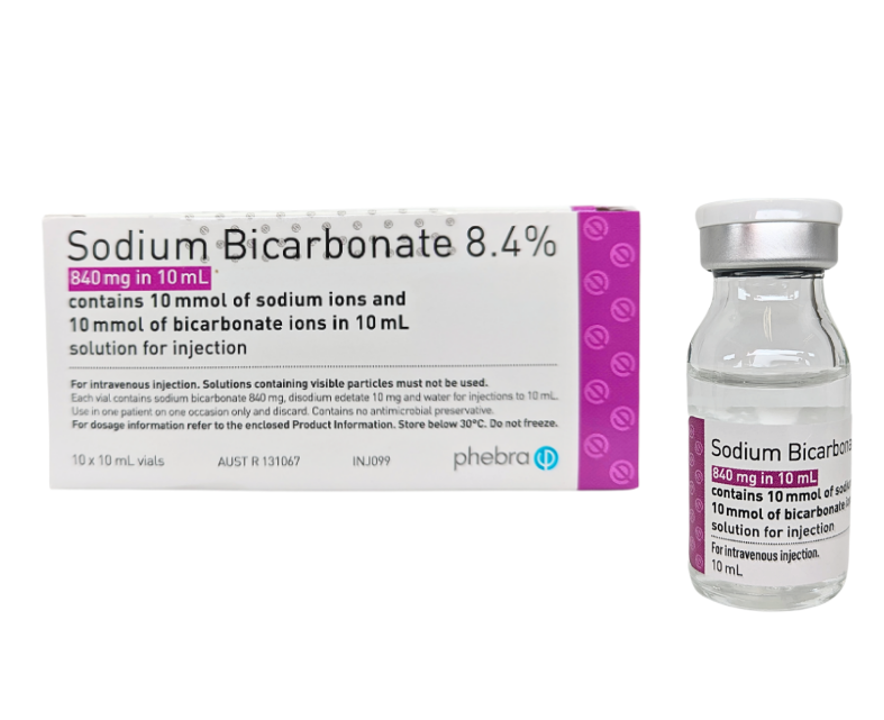 SODIUM BICARB Braun conc perf 8.4 % 10ml amp 5 pce