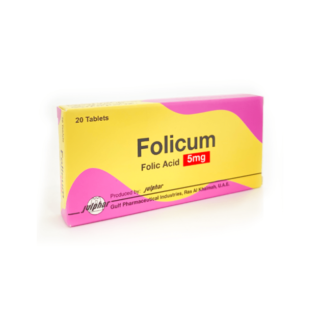 ACIDUM FOLICUM Streuli cpr 5 mg 20 pce