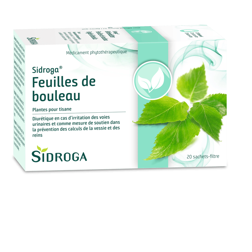 SIDROGA feuilles de bouleau 20 sach 1.5 g